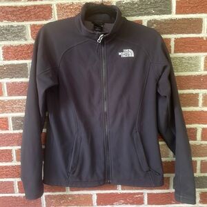 The North Face- women’s small zip up (polyester/elastane- outer)
